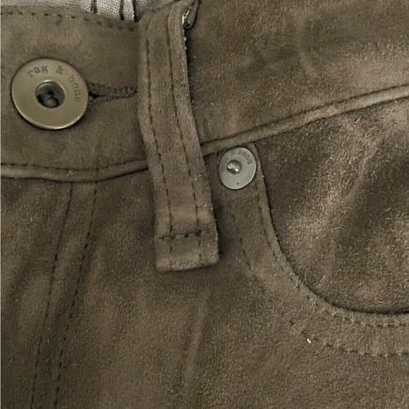 💕HOST PICK💕 NWOT Rag & Bone Loden Stretch Suede Skinny Jeans - Picture 3 of 13